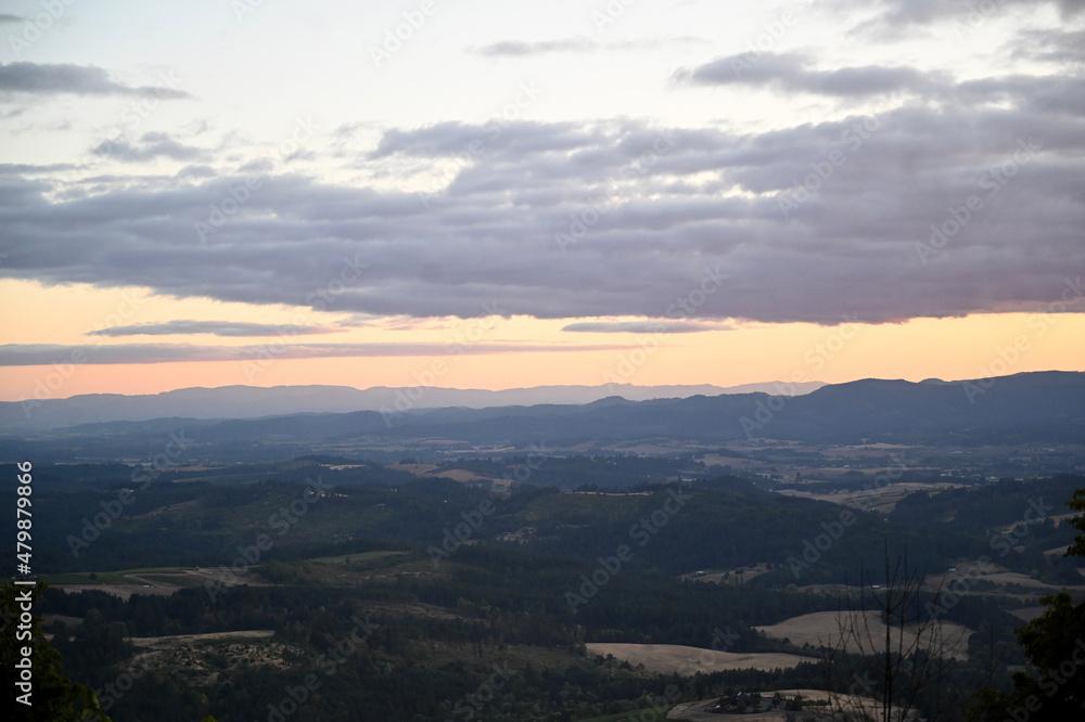 Sunset in Bald Peak Park near Portland taken in Fall of 2021 with a Nikon Z6. 