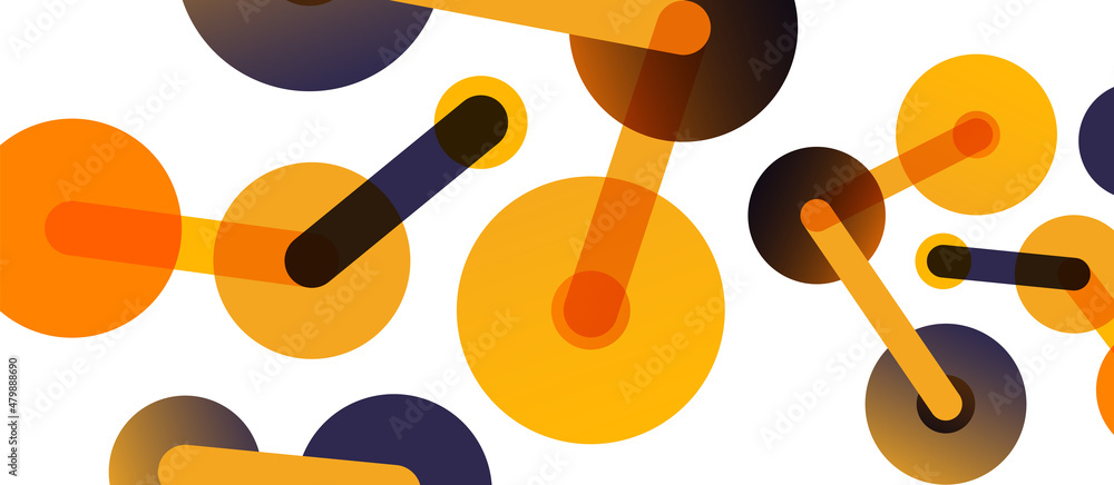 Network concept abstract background. Dots connection. Big data idea. Business template for wallpaper, banner, background or landing Network concept abstract background. Dots connection. Big data idea. Business template for wallpaper, banner, background or landing