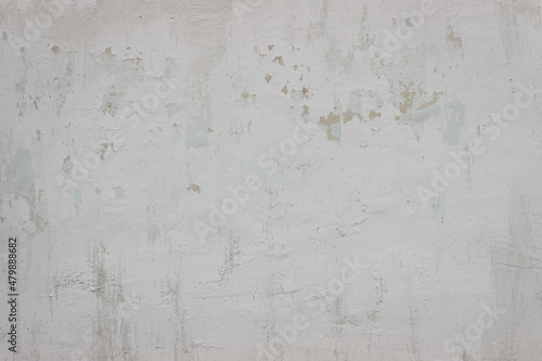 Old wall with crumbled cement. Light-gray texture 