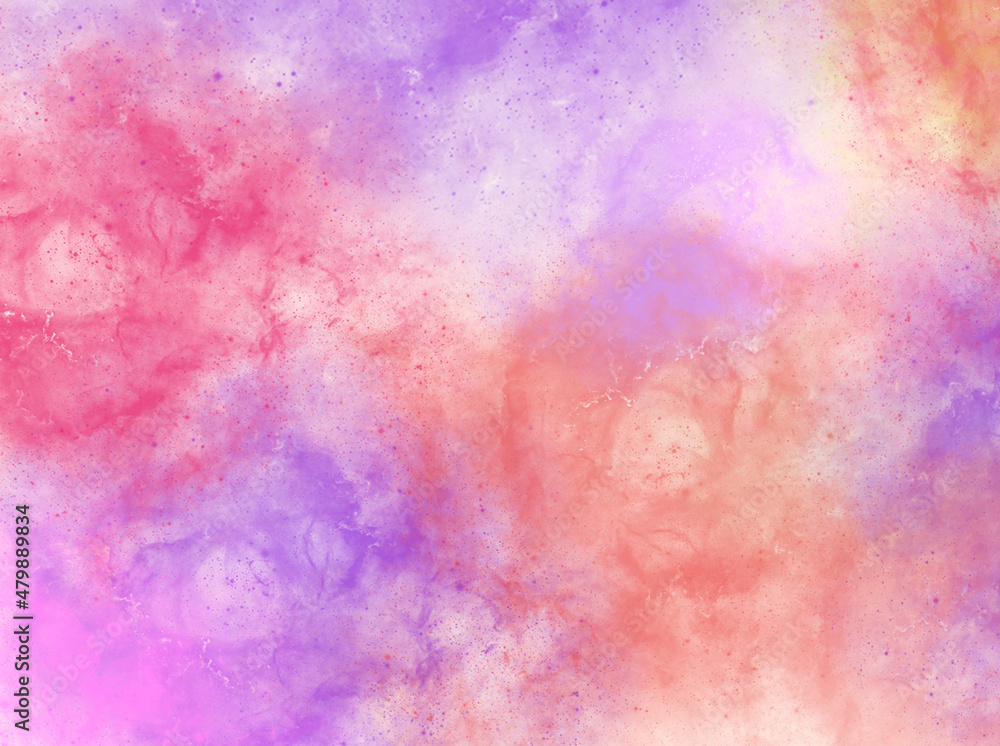 Cool and charming colorful galaxy painting background