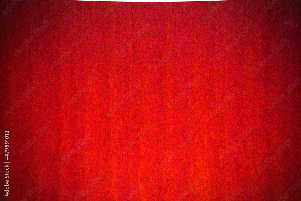 Fototapeta premium red old rustic steel plate for background,ready for product display montage.
