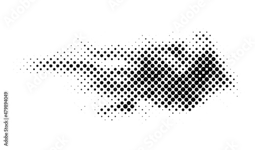 Abstract grunge halftone dots texture background. 