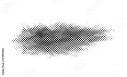 Abstract grunge halftone dots texture background. 