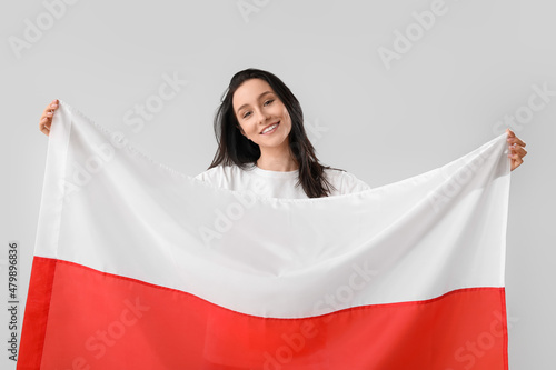 Beautiful young woman with ...