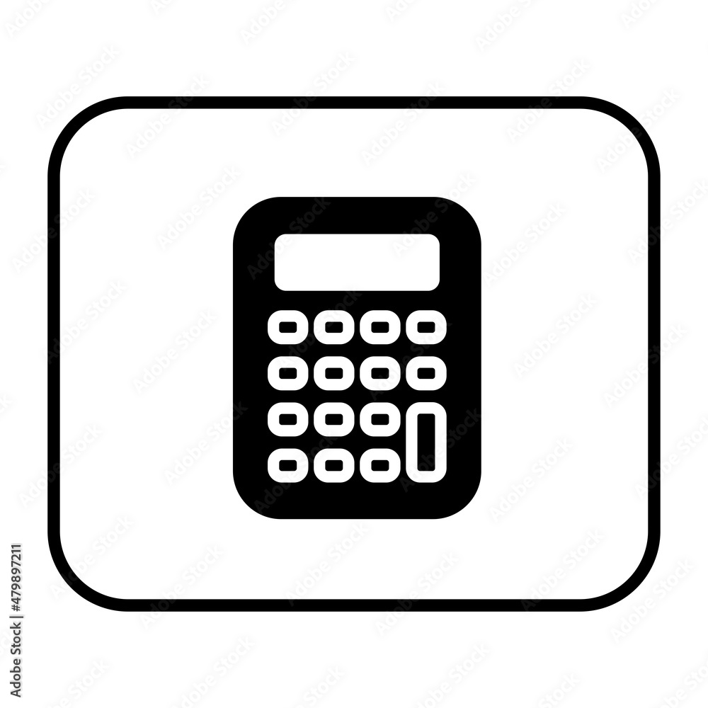 flat calculator Illustration icon vector flat calculator Illustration icon vector