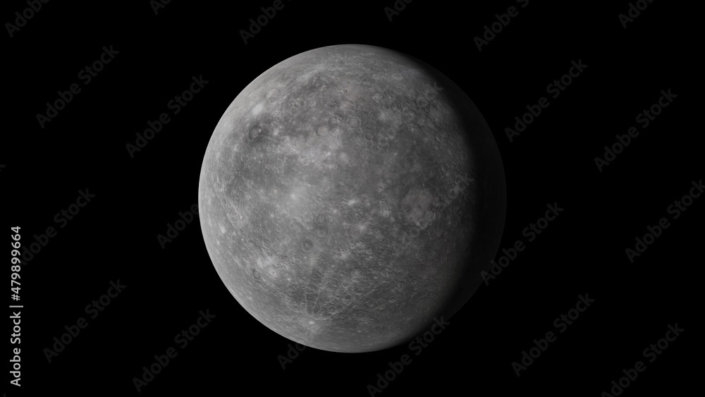 mercury planet realistic 3d illustration. 8k resolution space wallpaper mercury planet realistic 3d illustration. 8k resolution space wallpaper