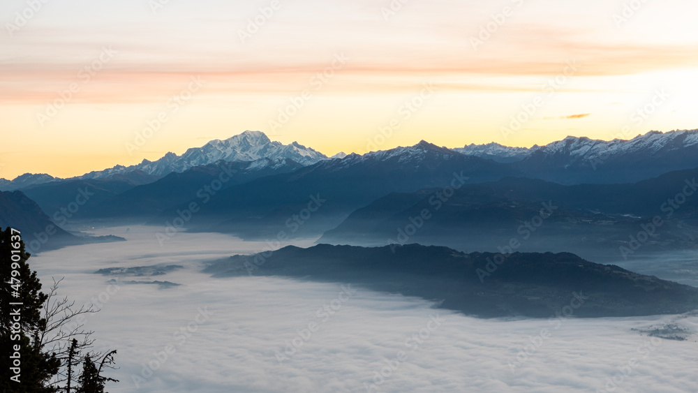 Fototapeta premium Massif de la Chartreuse.