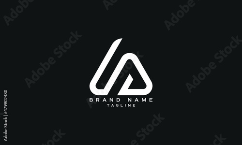 ULP, LUP, UP, LP, Abstract initial monogram letter alphabet logo design