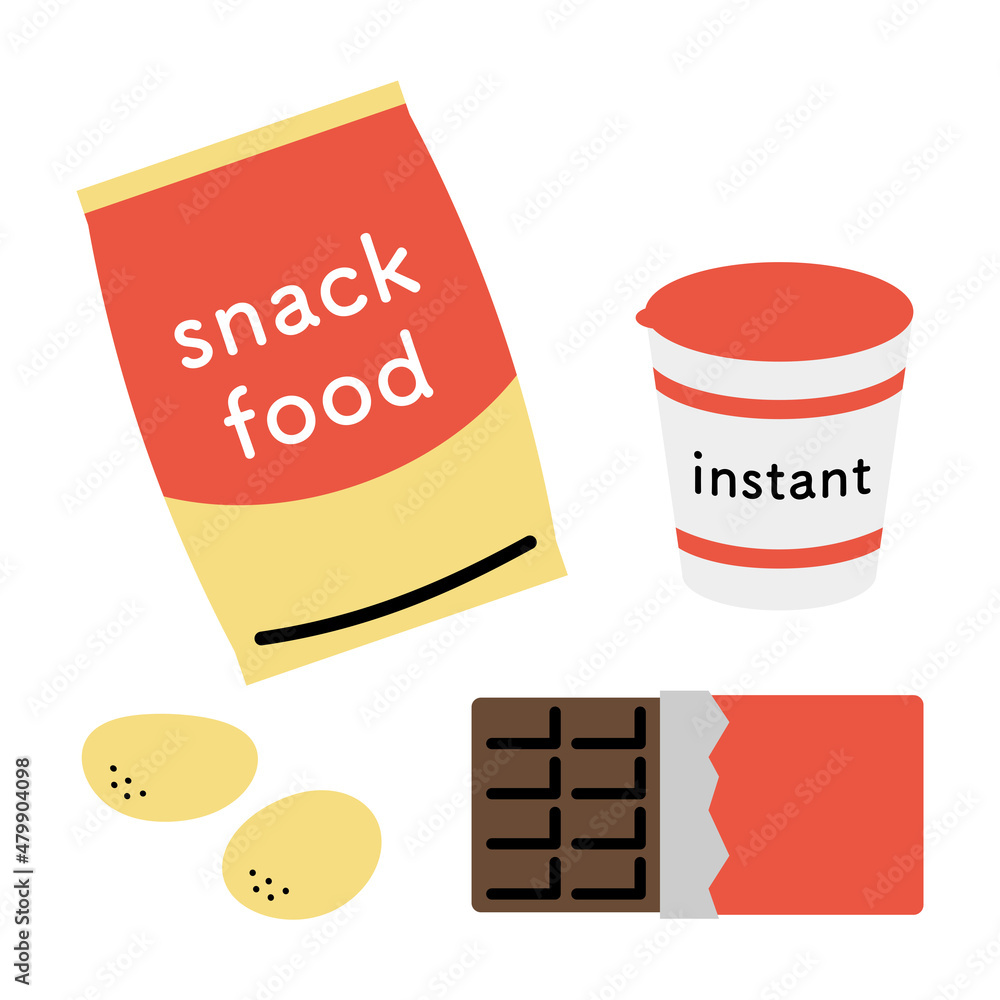 色々なジャンクフード イラストセット Stock Vector Adobe Stock 色々なジャンクフード イラストセット Stock Vector Adobe Stock