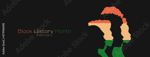 Black History Month banner.