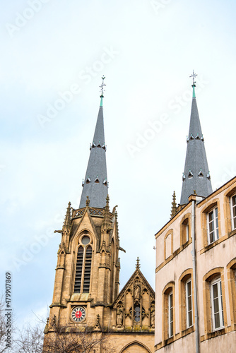 Traditional Cathedral building in Metz, France © ilolab