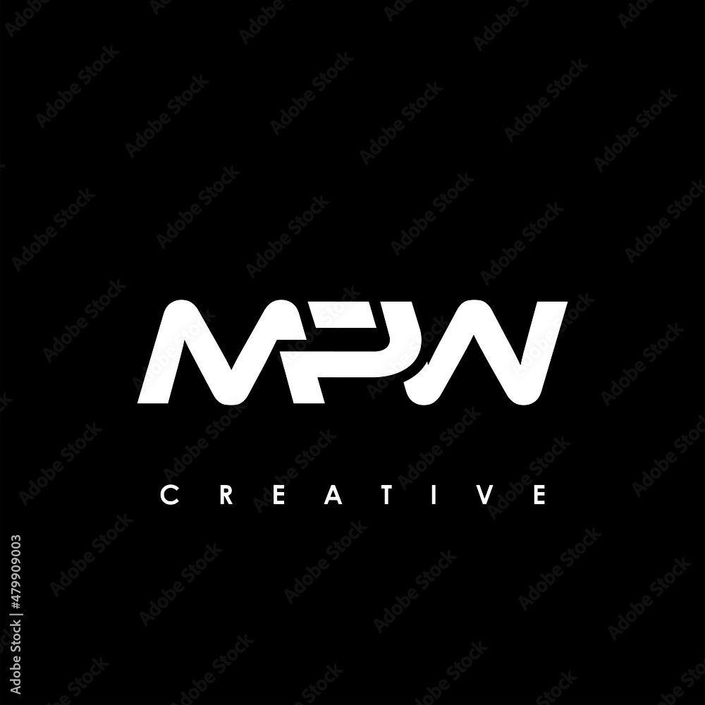 MPW Letter Initial Logo Design Template Vector Illustration