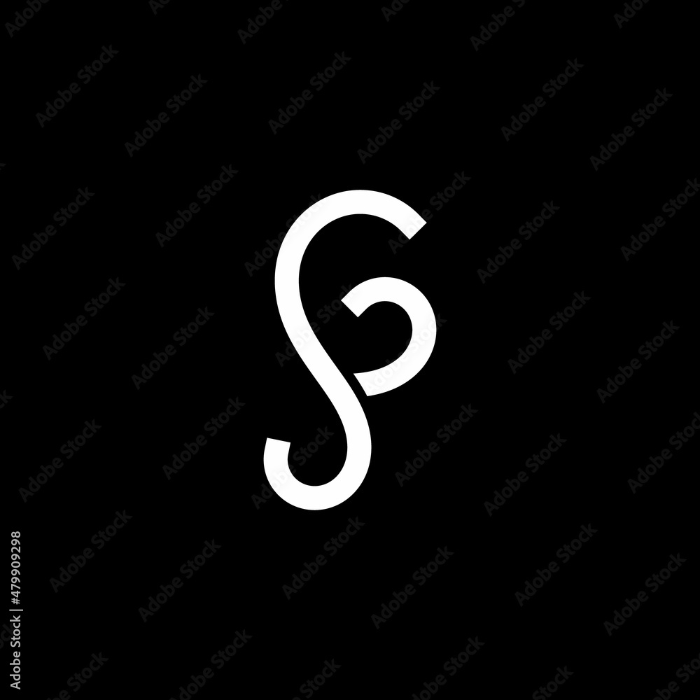 letter f g monogram logo design letter f g monogram logo design
