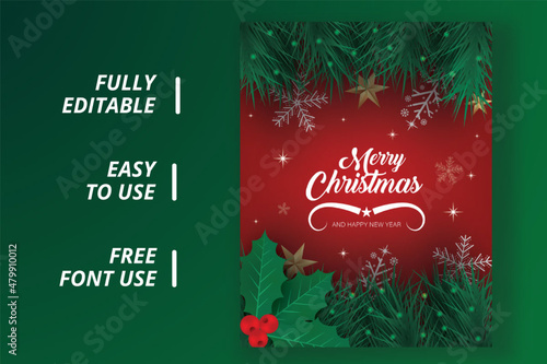 Christmas Party Flyer Template