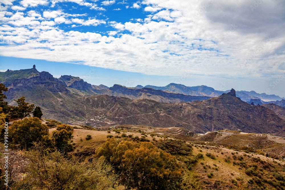 Mountain landscape, Gran Canaria, Canary Islands, Spain. Mountain landscape, Gran Canaria, Canary Islands, Spain.