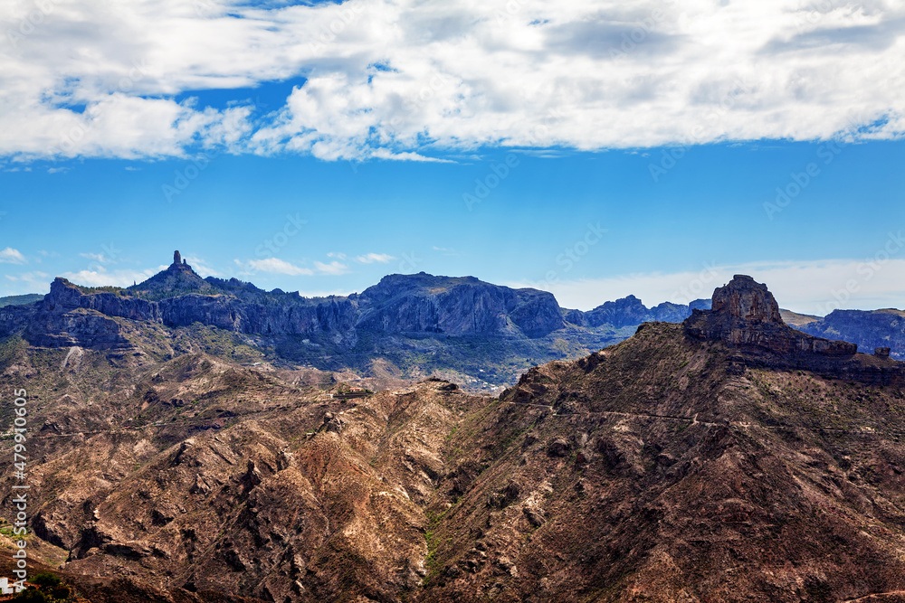 Mountain landscape, Gran Canaria, Canary Islands, Spain.