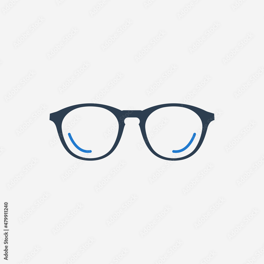 Fototapeta premium Sun Glasses Icon. Editable Vector EPS Symbol Illustration.