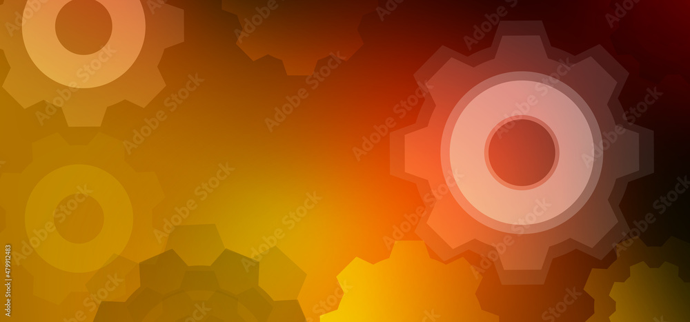 Abstract Technology hexagon cogs design background. Digital futuristic Abstract Technology hexagon cogs design background. Digital futuristic