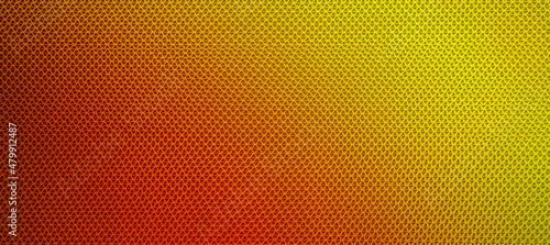 Checkered background  yellow fabric net texture