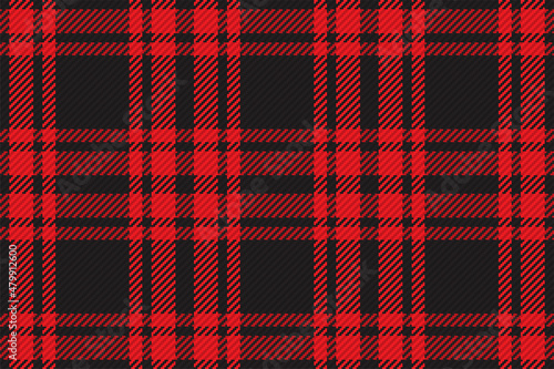 Seamless pattern of scottish tartan plaid. Repeatable background with check fabric texture. Vector backdrop striped textile print.