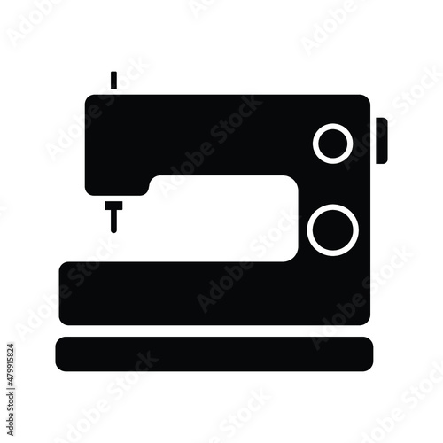 Electric sewing machine icon.style sign for mobile concept and web design. Sewing machine vector icon. Symbol, logo illustration. Vector graphics on white background