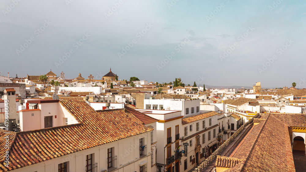 Vistas de la ciudad de Córdoba, España, desde la torre-minarete de su Mezquita-Catedral