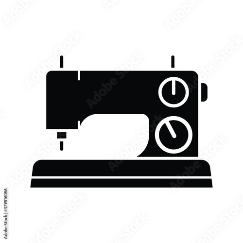 Electric sewing machine icon.style sign for mobile concept and web design. Sewing machine vector icon. Symbol, logo illustration. Vector graphics on white background