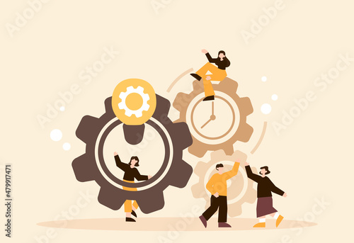 Illustration of business people design
