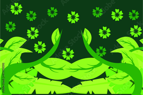 Garden flowers, plants, botanicals, seamless pattern vector design for fashion, fabrics, wallpapers and all prints on mint green background color. Cute pattern on little flowers. Small colorful