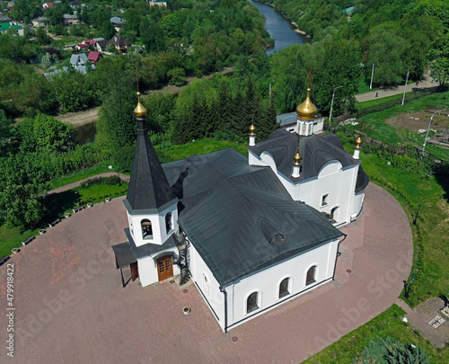 Resurrection church, city of Podolsk, Russia Fototapet