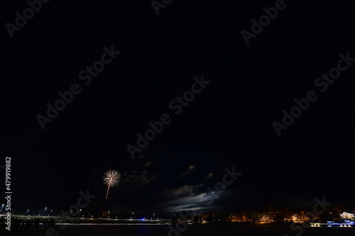 Fireworks on new years eve in Sweden © CarloEmanuele