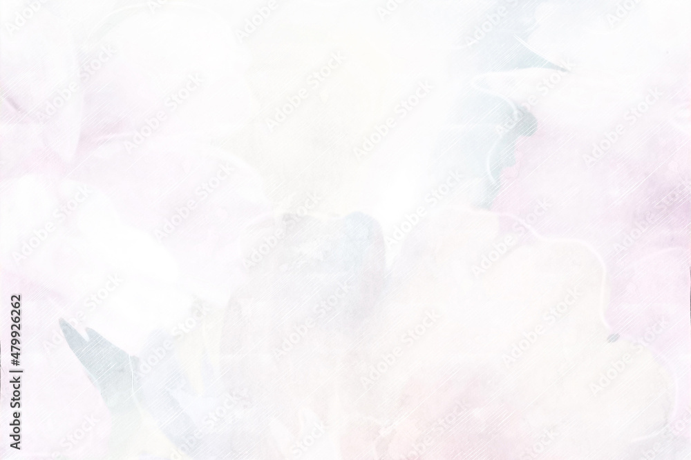 Beautiful abstract floral bouquet illustration