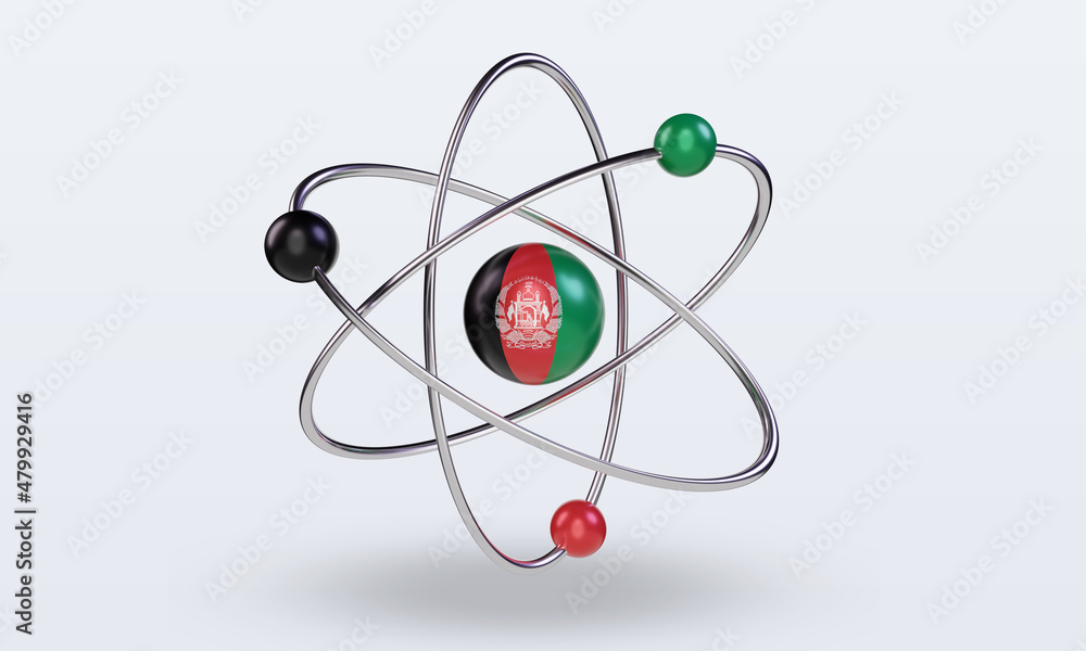 3d science day Afghanistan flag rendering front view 3d science day Afghanistan flag rendering front view