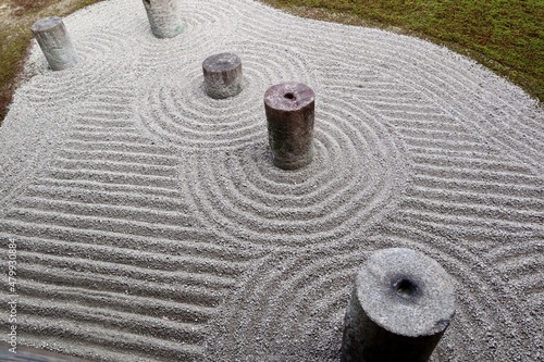 zen garden stone