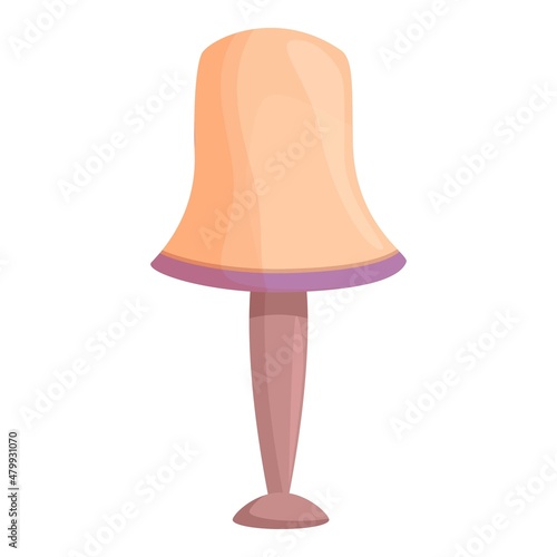 Floor torchere icon cartoon vector. Lamp stand. Interior furniture