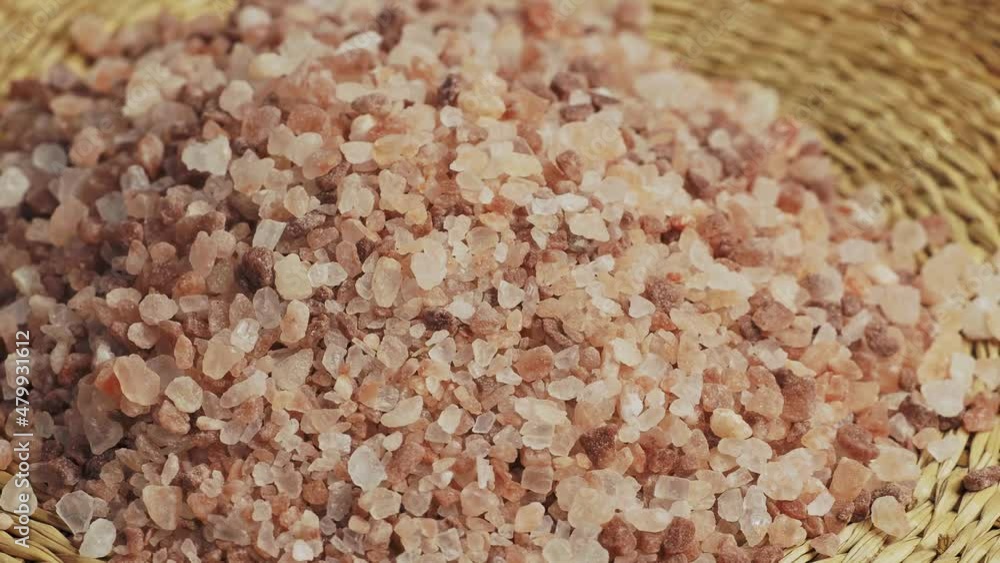 Heap of pink himalayan salt Heap of pink himalayan salt