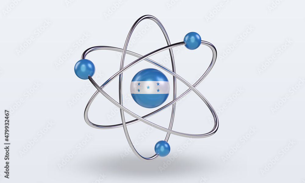 3d science day Honduras flag rendering front view 3d science day Honduras flag rendering front view