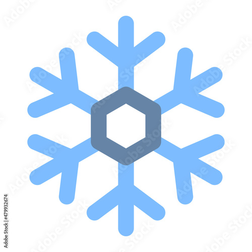 snow colored line icon