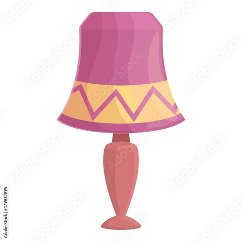 Decor torchere icon cartoon vector. House light. Lantern collection