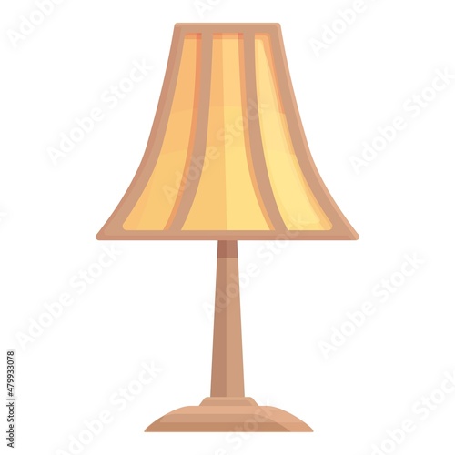 Design lamp icon cartoon vector. Floor stand. Interior table