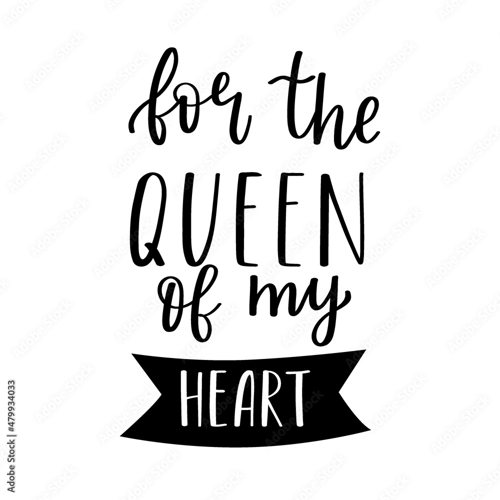 You are the queen of my heart Royalty Free Vector Image