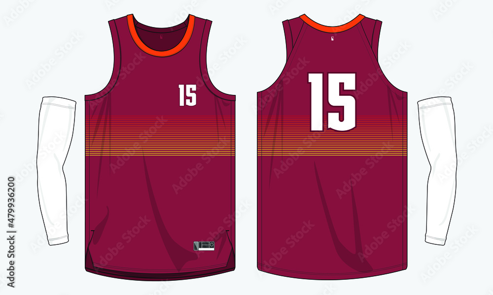 Basketball jersey template vector mockup Stock Vector Adobe Stock Basketball jersey template vector mockup Stock Vector Adobe Stock
