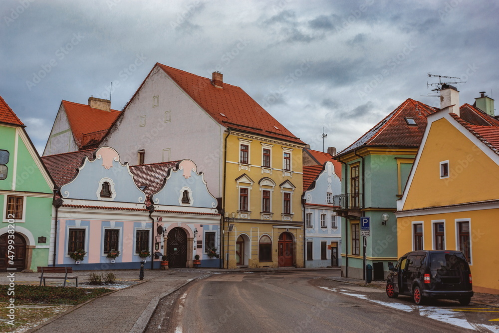 Old town of Trebon, Czech Republic