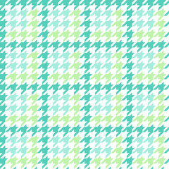 Sierkussen Turquoise patronen Klassiek geruit ruitpatroon tijdloos design  © Sarocha