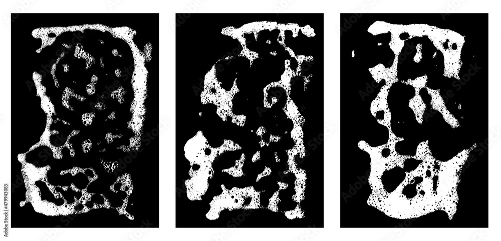 Outlines of soap Foam grunge overlay on dark background. Hygiene and cleanliness. Simple black and white vector Outlines of soap Foam grunge overlay on dark background. Hygiene and cleanliness. Simple black and white vector