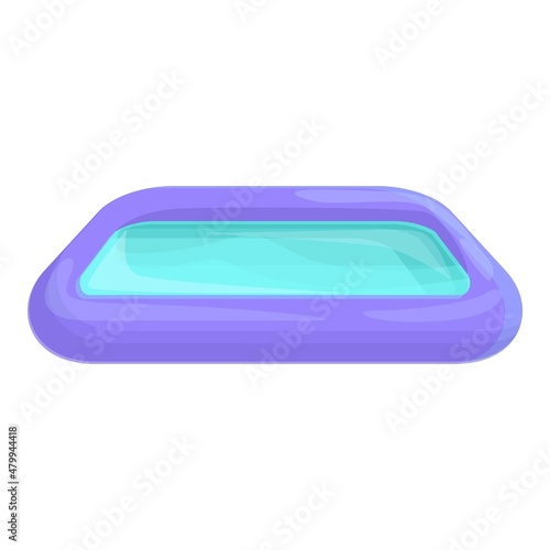 Float pool icon cartoon vector. Water inflatable. Swim beach