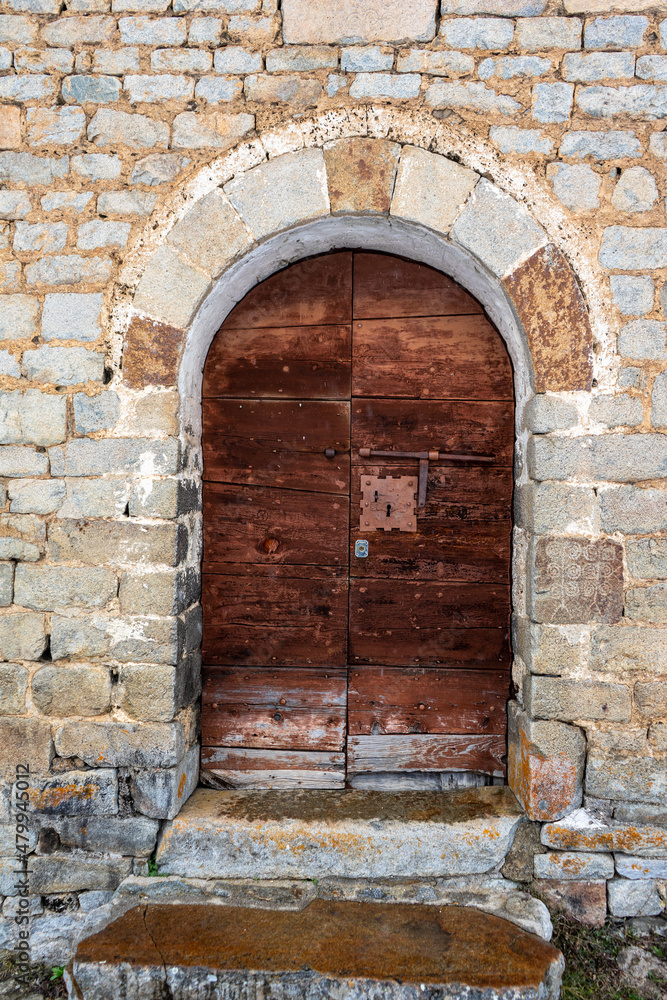 Door of an old church