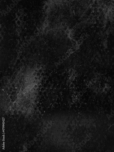Black dirty paper texture. Abstract background in grunge style. 