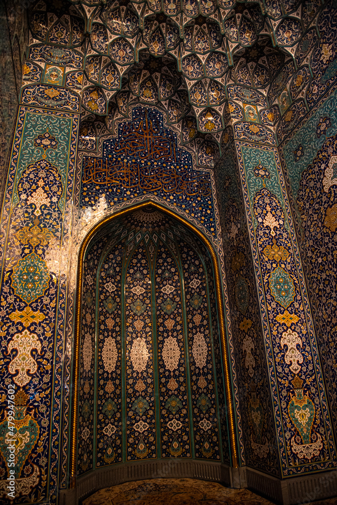 Sultan Qaboos Grand Mosque Inside