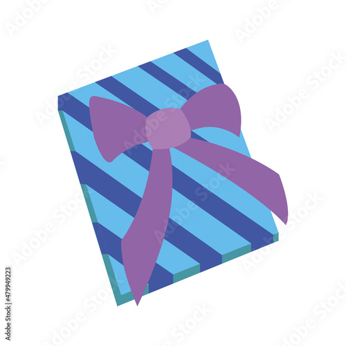 Vector colorful gift boxes, flat design on white isolated background.